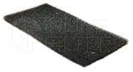 Inline FA13877. Air Filter Product – Mat – Oblong Product Air filter product