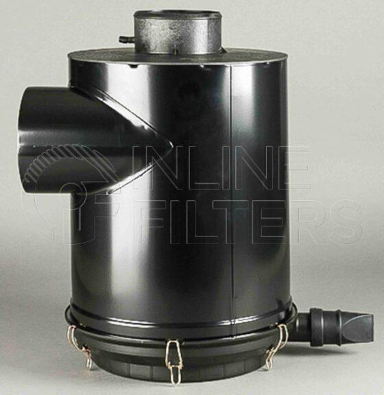 Inline FA14082. Air Filter Product – Housing – Complete Metal Product Air filter housing Inlet OD 178mm Outlet OD 152mm Mounting Band FIN-FA14129 two required Rain Cap FIN-FA11086 Replacement Vacuator Valve FIN-FA14242 Replacement End Cap FIN-FA14168 Replacement Outer Element FIN-FA10891 Replacement Inner Element FIN-FA10896
