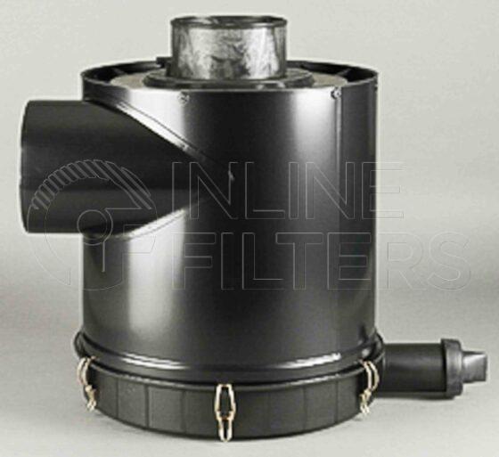 Inline FA14125. Air Filter Product – Housing – Complete Metal Product Metal air filter housing Inlet OD 203mm Outlet OD 178mm