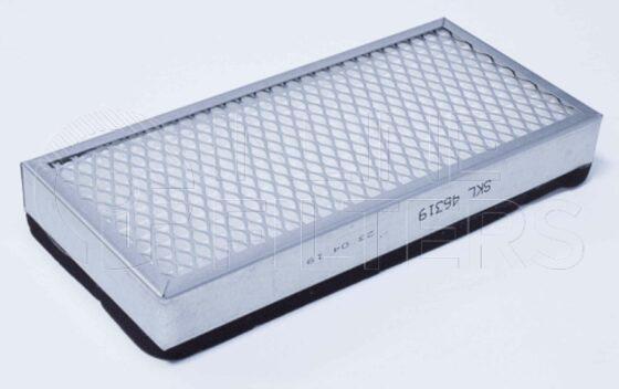Inline FA14181. Air Filter Product – Panel – Oblong Product Air filter product