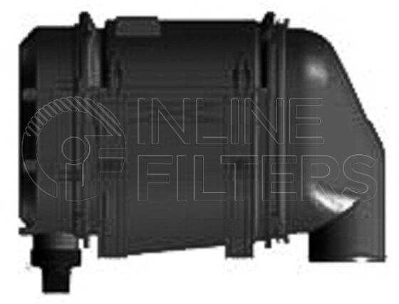 Inline FA14214. Air Filter Product – Housing – Complete Plastic Product Plastic air filter housing Brand Donaldson Series PSD Powercore Installation Horizontal Inlet OD 77mm Outlet OD 127mm