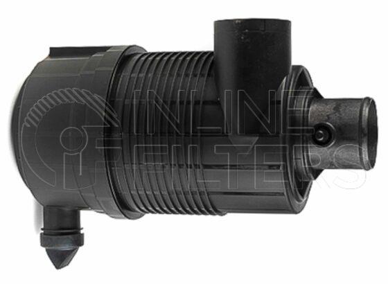 Inline FA14237. Air Filter Product – Housing – Complete Plastic Product Plastic air filter housing Brand Donaldson Inlet OD 64mm Outlet OD 64mm Mounting Band Cap FIN-FA14235 one required Rain Cap FIN-FA11070 Replacement Vacuator Valve FIN-FA11377 Replacement Outer Element FIN-FA10909 Replacement Inner Element FIN-FA10689