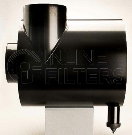 Inline FA14256. Air Filter Product – Housing – Complete Metal Product Metal air filter housing Brand Donaldson Inlet OD 254mm Outlet OD 254mm Mounting Band FIN-FA10137 two required Rain Cap FIN-FA11082 Replacement Vacuator Valve FIN-FA14253 Replacement Outer Element FIN-FA10345 Replacement Inner Element FBW-PA2454