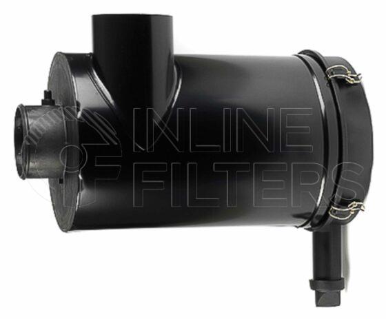 Inline FA14345. Air Filter Product – Housing – Complete Metal Product Metal air filter housing Brand Donaldson Inlet OD 127mm Outlet OD 115mm Replacement Outer Element FIN-FA10946 Replacement Inner Element FIN-FA10949