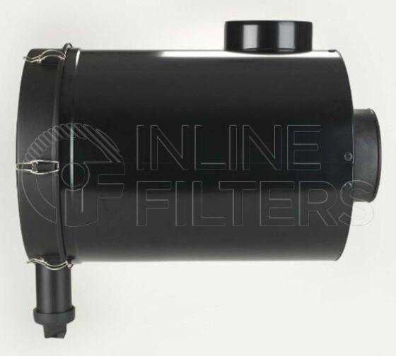 Inline FA14362. Air Filter Product – Housing – Complete Metal Product Metal air filter housing Brand Donaldson Inlet OD 203mm Outlet OD 203mm Mounting Band FIN-FA18941 Replacement Outer Element FIN-FA14173