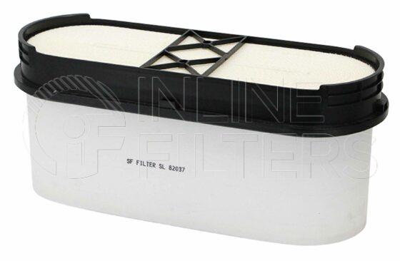 Inline FA14394. Air Filter Product – Cartridge – Oval Product Oval air filter cartridge