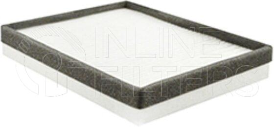Inline FA14543. Air Filter Product – Panel – Oblong Product Air filter product