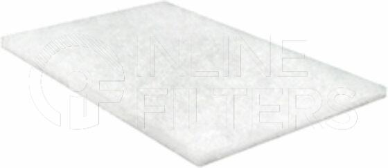 Inline FA14547. Air Filter Product – Mat – Oblong Product Panel air filter Type Foam