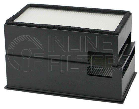 Inline FA14771. Air Filter Product – Panel – Oblong Product Cabin air filter Media This version does not protect from asbestos For Asbestos Protection Asbestos version is only available from Liebherr