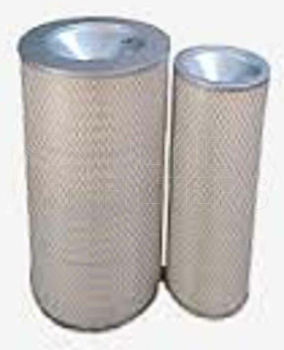 Inline FA14797. Air Filter Product – Cartridge – Round Product Outer and inner air filter kit