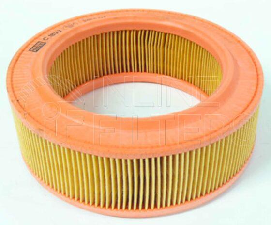 Inline FA14996. Air Filter Product – Cartridge – Round Product Air filter product