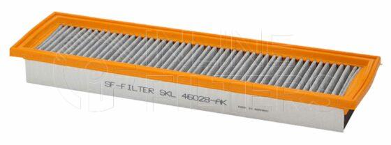 Inline FA15314. Air Filter Product – Panel – Oblong Product Air filter product