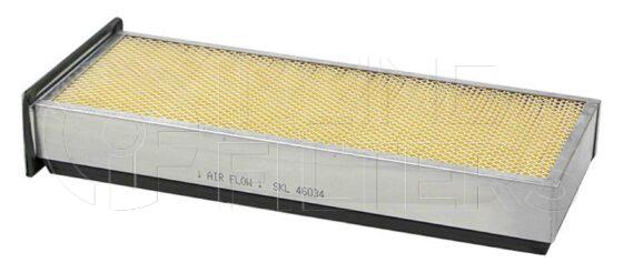 Inline FA15318. Air Filter Product – Panel – Oblong Product Panel air filter