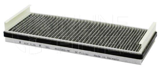 Inline FA15355. Air Filter Product – Panel – Oblong Product Panel air filter