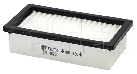 Inline FA15468. Air Filter Product – Panel – Oblong Product Air filter product