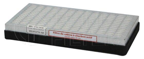 Inline FA15523. Air Filter Product – Panel – Oblong Product Air filter product