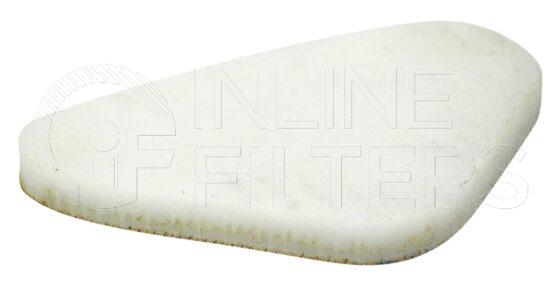 Inline FA15606. Air Filter Product – Panel – Oblong Product Air filter product