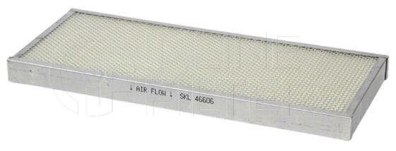 Inline FA15707. Air Filter Product – Panel – Oblong Product Panel air filter