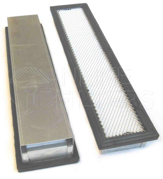 Inline FA15734. Air Filter Product – Panel – Oblong Product Air filter product