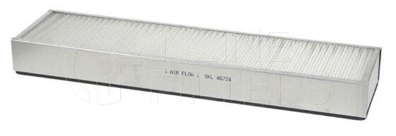 Inline FA15818. Air Filter Product – Panel – Oblong Product Panel air filter