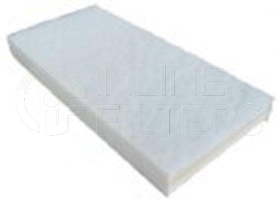 Inline FA15836. Air Filter Product – Panel – Oblong Product Air filter product