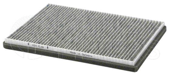 Inline FA15904. Air Filter Product – Panel – Oblong Product Air filter product