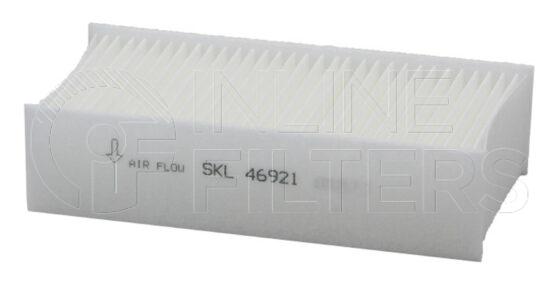 Inline FA15981. Air Filter Product – Panel – Oblong Product Panel air filter