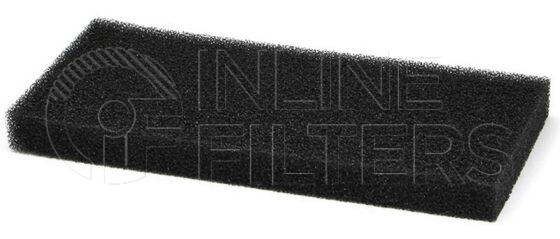 Inline FA15997. Air Filter Product – Panel – Oblong Product Panel air filter