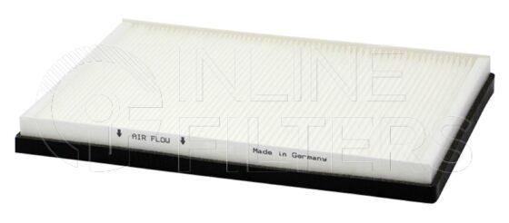 Inline FA16087. Air Filter Product – Panel – Oblong Product Air filter product