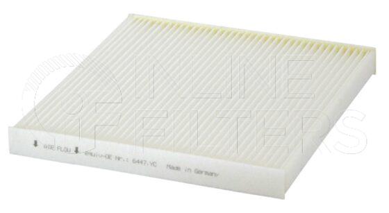 Inline FA16097. Air Filter Product – Panel – Oblong Product Air filter product