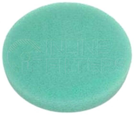 Inline FA16173. Air Filter Product – Mat – Round Product Air filter product