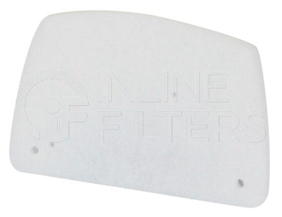 Inline FA16209. Air Filter Product – Mat – Oblong Product Air filter mat