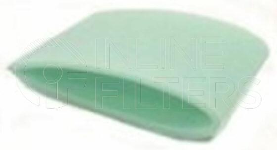 Inline FA16241. Air Filter Product – Band – Round Product Air filter product