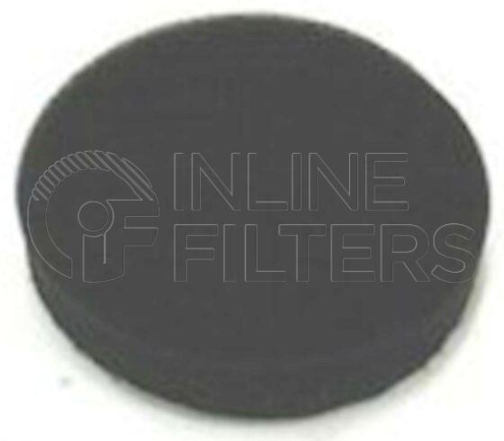 Inline FA16269. Air Filter Product – Mat – Round Product Air filter product