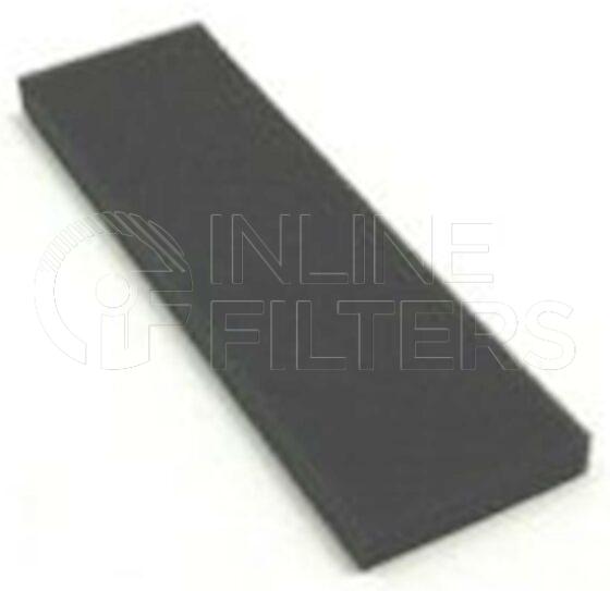 Inline FA16343. Air Filter Product – Mat – Oblong Product Air filter product