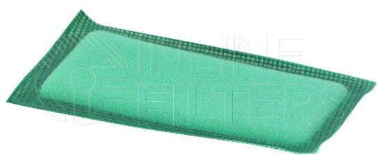 Inline FA16409. Air Filter Product – Mat – Oblong Product Air filter product