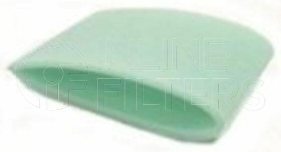 Inline FA16507. Air Filter Product – Band – Round Product Air filter product