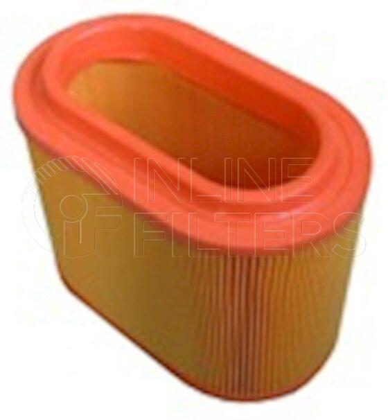 Inline FA16864. Air Filter Product – Cartridge – Oval Product Oval air filter cartridge