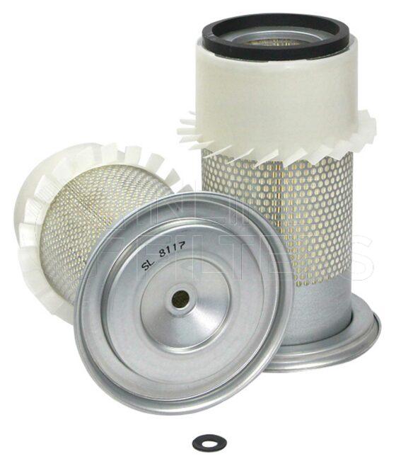 Inline FA17118. Air Filter Product – Cartridge – Fins Lid Product Air filter product