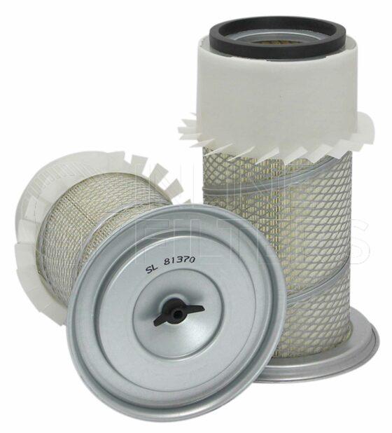 Inline FA17241. Air Filter Product – Cartridge – Fins Lid Product Air filter product Wing Nut 7/16-20 UN