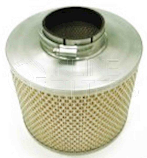 Inline FA17418. Air Filter Product – Housing – Disposable Product Disposable air filter housing Outlet ID 70mm