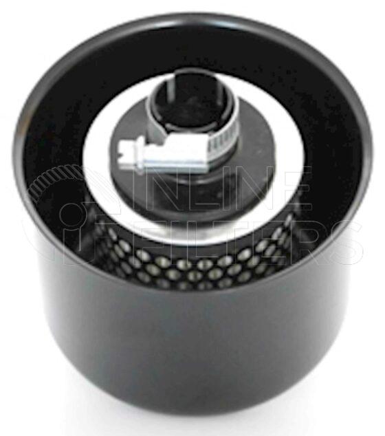 Inline FA17911. Air Filter Product – Housing – Complete Metal Product Air filter housing Outlet Port ID 20mm