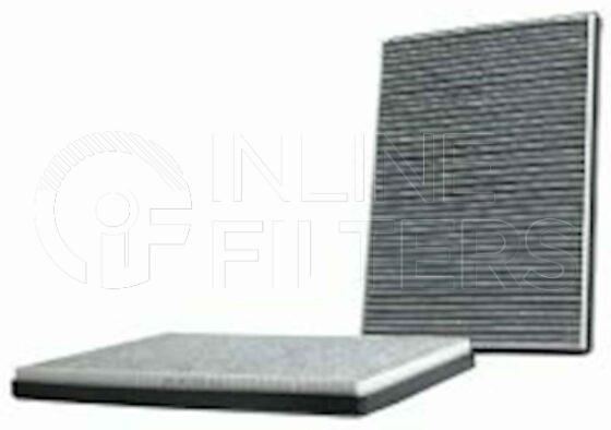 Inline FA18154. Air Filter Product – Panel – Oblong Product Cabin air filter Version Standard media Activated Carbon media FIN-FA11742