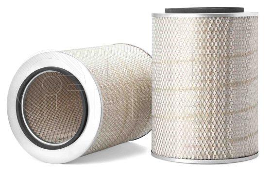 Inline FA18368. Air Filter Product – Cartridge – Round Product Long Life Outer Air Element Inner Safety FBW-PA1904 or Inner Safety FBW-PA3832 Standard Media Version FIN-FA10576