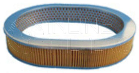 Inline FA18571. Air Filter Product – Cartridge – Oval Product Air filter product