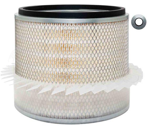 Inline FA18606. Air Filter Product – Cartridge – Fins Product Cartridge air filter with fins