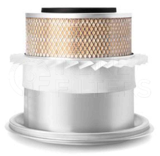 Inline FA18617. Air Filter Product – Cartridge – Fins Product Cartridge air filter with fins