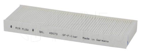 Inline FA18695. Air Filter Product – Panel – Oblong Product Panel air filter