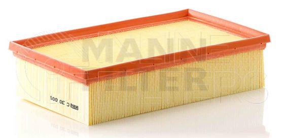 Inline FA19228. Air Filter Product – Panel – Oblong Product Filter