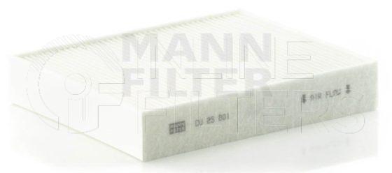 Inline FA19235. Air Filter Product – Panel – Oblong Product Filter
